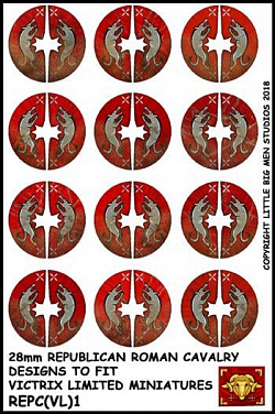 Republican Roman Cavalry shield transfers, Victrix
