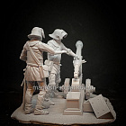 Сборная миниатюра из смолы Фальконет, Франция, XV век, 54 мм, TRILOKA miniatures (TLK-54-032) (TLK-54-032)