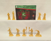 Солдатики из пластика Тайный Орден Мертвого Пламени (8 шт, бежевый), 54 мм Воины и битвы - фото