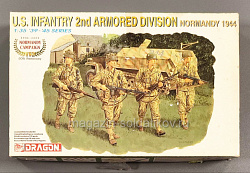 Сборные фигуры из пластика 6236 К Солдаты US Infantry,2nd Armored Div. -D-Day Specia (1/35) Dragon (Q445-201) (Q445-201)