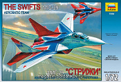 Сборная модель из пластика Самолет МиГ-29 «Стрижи» (1/72) Звезда - фото