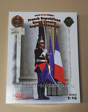 16007 French Republican Guard Cavalry Reqiment Corporal ICM 1/16. Фигуры - фото