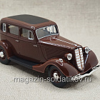 ГАЗ-М1 Фаэтон (бордовый) H158 Наш Автопром 1/43 (QGM-109) (QGM-109)
