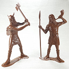 Сборные фигуры из пластика Варвары, набор из 2-х фигур №1 (коричневые, 150 мм) АРК моделс