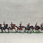 Солдатики из пластика в росписи Гвардейские казаки 1812 (сабли) - набор 7 шт., Звезда (Q566-023) (Q566-023)