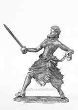 Миниатюра из олова 637 РТ «Женские дуэли» 2, 54 мм, Ратник - фото