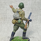 Гвардии рядовой Красной Армии,1943-45 гг., 54мм, Красный фронт, 54 мм (КФ-018) (КФ-018)
