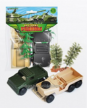 Солдатики из пластика Игровой набор «Маршбросок», Биплант - фото