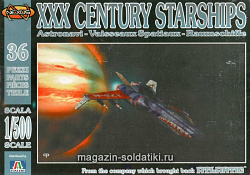 Сборные фигуры из пластика XXX Century starships (1/500) Nexus