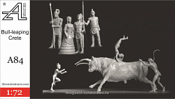 Сборные фигуры из смолы Игры с быком, Древний Крит 1:72, Alex miniatures