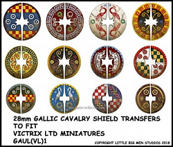 Gallic Cavalry Shield Transfers (GAUL(VL)1) (GAUL(VL)1)