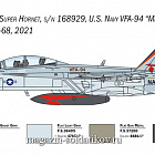 Сборная модель из пластика ИТ Самолет F/A-18F SUPER HORNET (1/48) Italeri