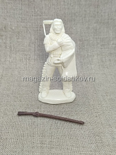 Сборная миниатюра из смолы Индеец в одеяле с ружьём 1/24 Alex-Moscow - фото