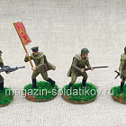 Советская пехота 1/72 - набор 4 шт. (530-127) (530-127)