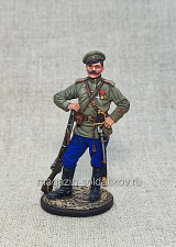 Миниатюра из олова Русский драгун 1914 г., 54 мм, Студия Большой полк - фото