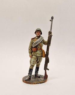 Стрелок ПТРО младший сержант Красн.арм, 1943-45 гг, СССР, 54 мм, Студия Большой полк (БП0525.14.01.54) (БП0525.14.01.54)