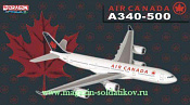 55584 Д Самолет в сборе Air Canada A-340 (1:400) Dragon
