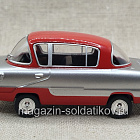 НАМИ-050 «Белка» 1955 г. серебристый с красным, Автолегенды СССР №115 (АС115) (АС115)