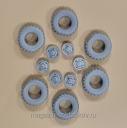 Набор смоляных колес 1/35 (Q455-070) (Q455-070)