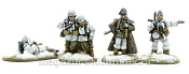 German Heer HQ (Winter), 28 мм Warlord - фото