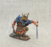 Миниатюра из олова Германский воин, 54 мм, Большой полк - фото