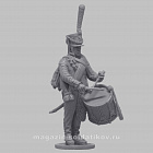 Сборная миниатюра из смолы Батальонный барабанщик гренадёрского полка 1808-1812 гг, 28 мм, Аванпост