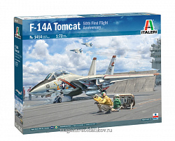 Сборная модель из пластика ИТ Самолет F-14 TOMCAT (1:72) Italeri
