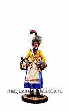 Миниатюра из олова Французская маркитантка, 1802-15 гг., Студия Большой полк - фото