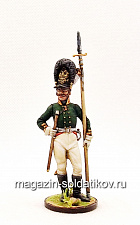 Миниатюра из олова Унтер-офицер Лейб-гвардии Преображенского полка. 1802-06 гг., Студия Большой полк - фото