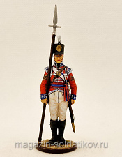 Миниатюра из олова Сержант пехотных полков. Великобритания 1808-15 гг, Студия Большой полк - фото
