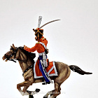 Миниатюра из олова Офицер лейб гвардии казачьего полка, 1812 г, Россия, 54 мм, Студия Большой полк (БП0570.12.02.54) (БП0570.12.02.54)