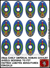 Декали на щиты римской кавалерии раннего периода, 28 мм, Victrix - фото