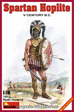 16012  Спартанский гоплит, V в. до н.э. MiniArt (1/16)