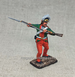 Миниатюра в росписи Русский мушкетер в бою, 54 мм, Студия Большой полк (ИЛ2373.11.01.54) (ИЛ2373.11.01.54)