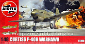 Сборная модель из пластика А Самолет Curtiss P40B(1:48) Airfix - фото