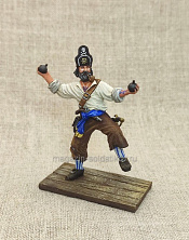 Миниатюра из олова Пират-бомбардир, 54 мм, Студия Большой полк - фото