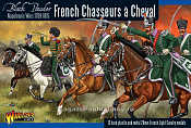 Сборные фигуры из пластика Набор миниатюр French Chasseurs a Cheval Light Cavalry, 28 мм Warlord - фото