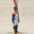 Миниатюра из олова Французский гренадер 1809-13 гг., 54 мм, Студия Большой полк (ИЛ1766.12.03.54) (ИЛ1766.12.03.54)