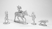 L071 Средние века, набор №3 (5 фигур) 28 мм, Figures from Leon