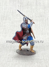 Рязанский воевода боярин Евпатий Коловрат, 1238 г, 54 мм - фото