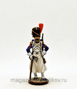 Миниатюра из олова Сапер пеших гренадер Императорская Гвардия, 1808-12 гг. 54 мм,Студия Большой полк (ИЛ0385.12.03.54) (ИЛ0385.12.03.54)