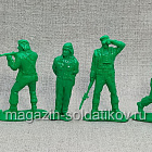 Солдатики из пластика Набор солдатиков №46 «Армия Иордании (зелёный, 12 шт)» 1/32 Инженеръ Басевичъ