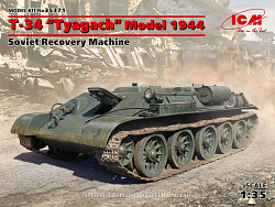 Сборная модель из пластика T-34T обр. 1944 г., Советская БРЭМ ІІ МВ (1/35) ICM