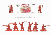 Солдатики из пластика Стрельцы, усиление №2 (8 шт, терракот) 1:32, Уфимский солдатик - фото