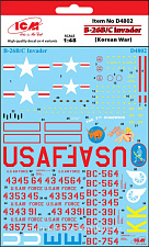 Сборная модель из пластика Декаль B-26B/C «Инвейдер»(Война в Корее) (1/48) ICM - фото