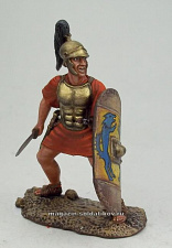 Миниатюра в росписи Италийский воин, 54 мм - фото
