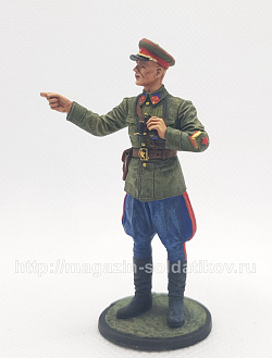 Миниатюра в росписи Генерал -полковник И.С. Конев, 1942 г. СССР, 54 мм (НФ0172.14.01.54) (НФ0172.14.01.54)