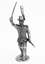 Миниатюра из олова 663 РТ Офицер Ломбардийского легиона, 1796-97 гг., 54 мм, Ратник - фото