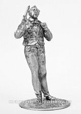 Миниатюра из олова 602 РТ Цирюльник 54 мм, Ратник - фото