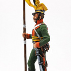 Миниатюра из олова Рядовой 1-го уланского полка, Австрия, 1805-1815 гг, 54 мм, Студия Большой полк (БП0413.12.08.54) (БП0413.12.08.54)